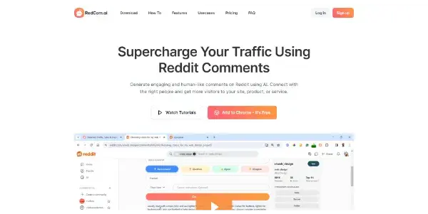 Screenshot of RedCom AI