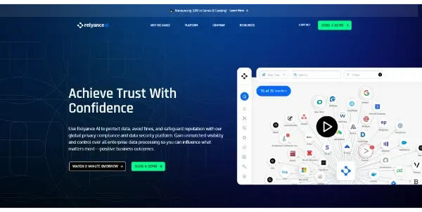 Screenshot of Relyance AI