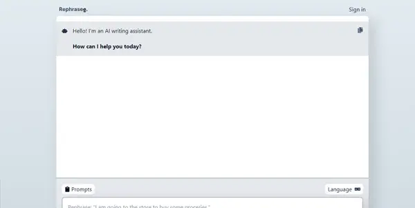 Screenshot of Rephrasee