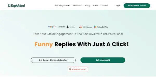 Screenshot of ReplyMind