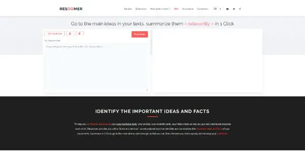 Screenshot of Resoomer