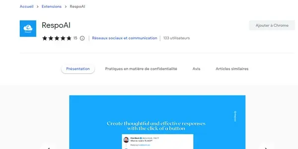 Screenshot of RespoAI
