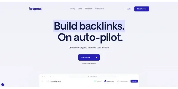 Screenshot of Respona