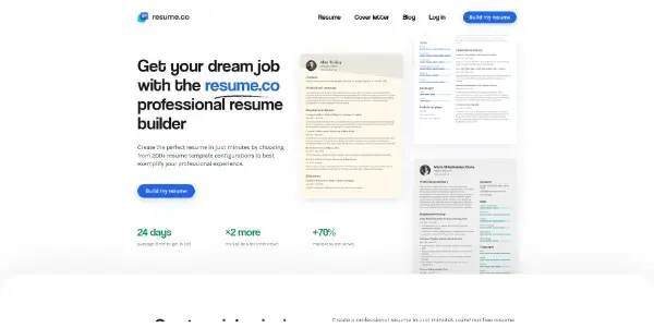 Screenshot of Resume.co