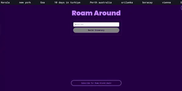 Screenshot of Roam Around