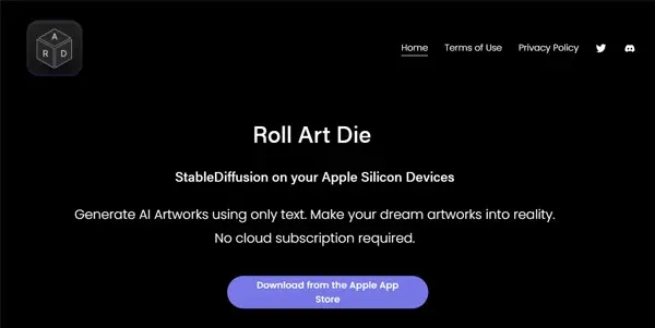 Screenshot of Roll Art Die