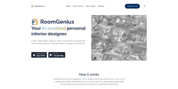 Screenshot of RoomGenius