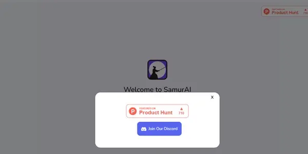 Screenshot of SamurAI