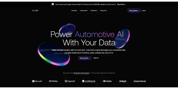 Screenshot of Scale AI