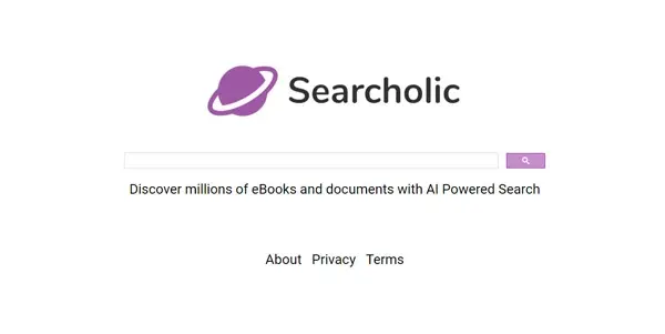 Screenshot of Searcholic