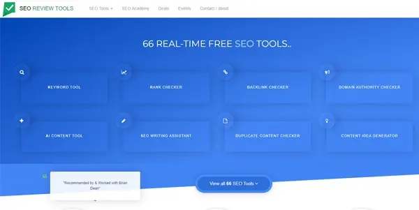 Screenshot of Seo Review Tools