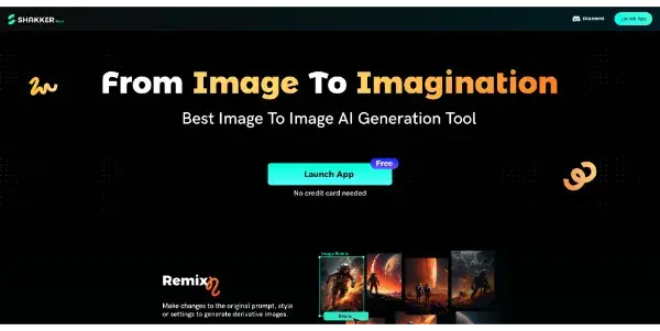 Screenshot of Shakker AI