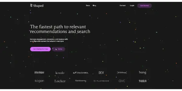 Screenshot of Shaped AI