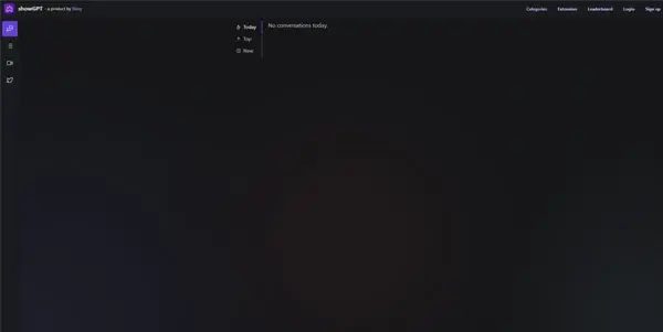 Screenshot of ShowGPT