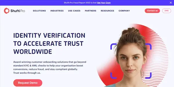 Screenshot of Shufti Pro