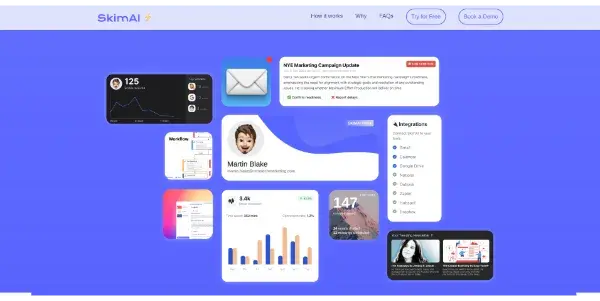 Screenshot of SkimAI
