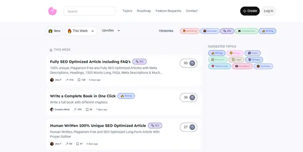 Screenshot of Snack Prompt