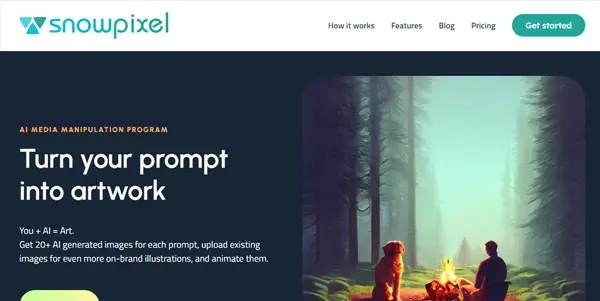 Screenshot of Snowpixel