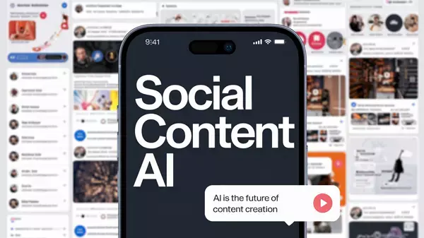 Screenshot of Social Content AI