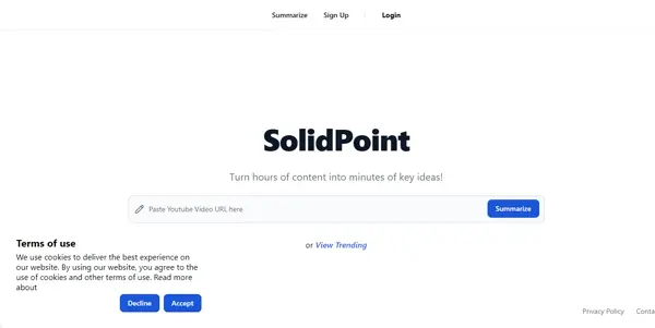 Screenshot of SolidPoint