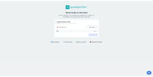 Screenshot of SpeakPerfect