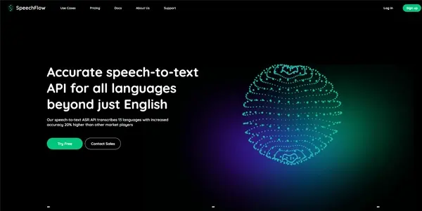 Screenshot of SpeechFlow