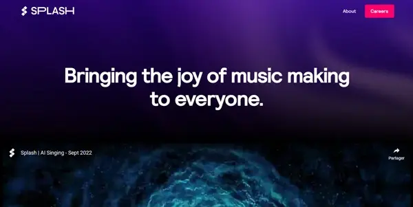 Screenshot of SplashMusic