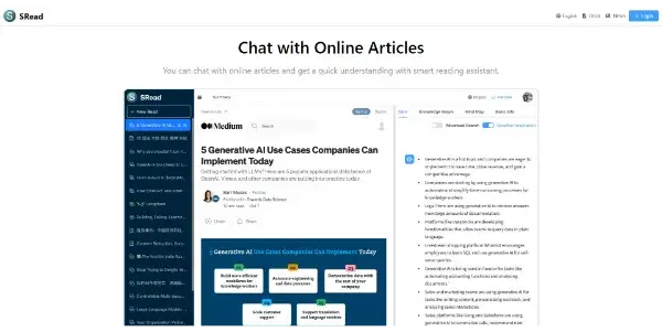 Screenshot of SRead
