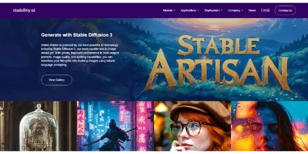 Screenshot of Stable Artisan