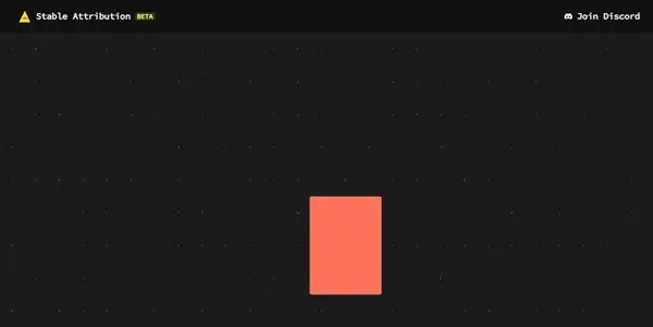 Screenshot of Stable Attribution