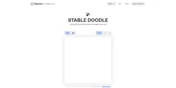 Screenshot of Stable Doodle