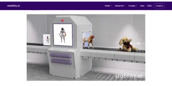 Screenshot of Stable Video 3D