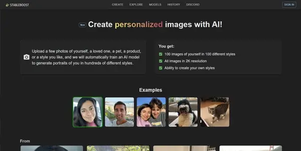Screenshot of Stableboost