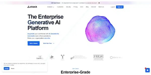 Screenshot of Stack AI