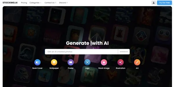 Screenshot of Stockimg AI