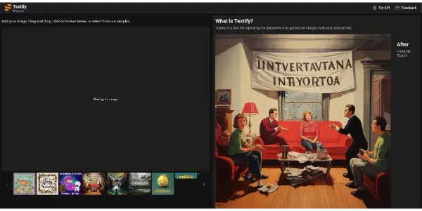 Screenshot of Storia Textify