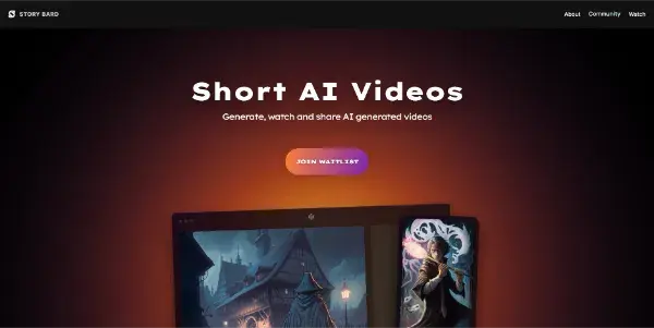 Screenshot of Story Bard