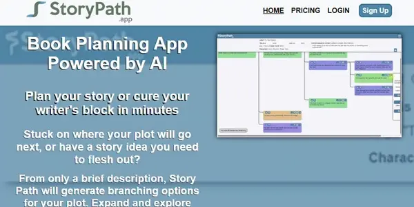 Screenshot of Story Path