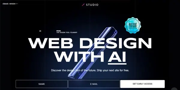 Screenshot of Studio