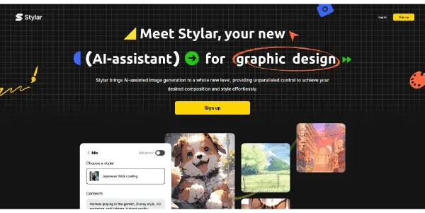 Screenshot of Stylar AI