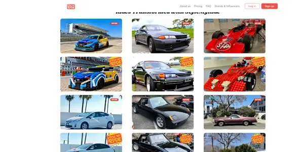 Screenshot of StyleMyRide AI