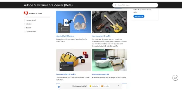 Screenshot of Substance 3D Viewer