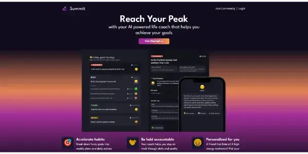 Screenshot of Summit