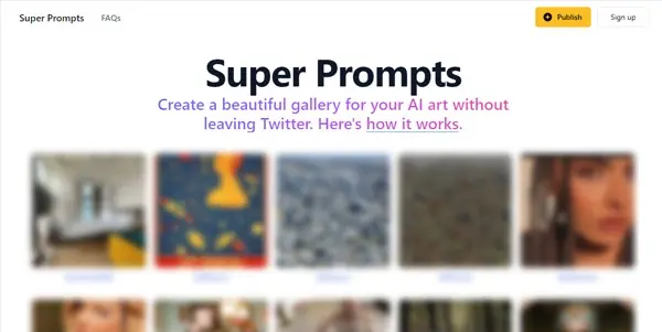 Screenshot of Super Prompt