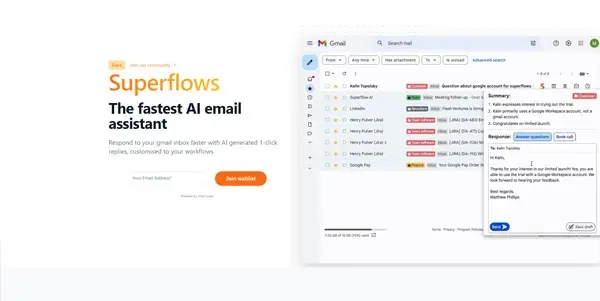 Screenshot of Superflows