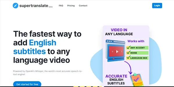Screenshot of Supertranslate