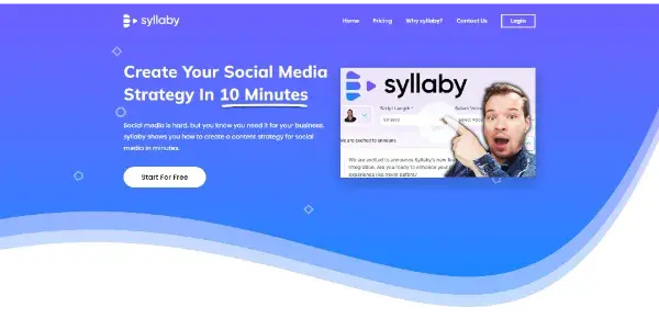 Screenshot of Syllaby