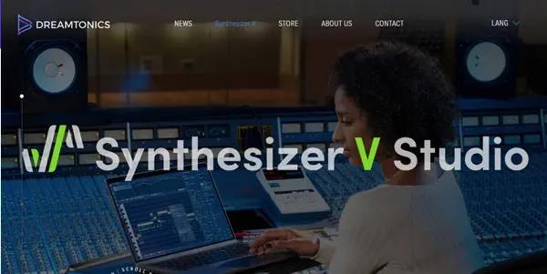 Screenshot of Synthesizer V