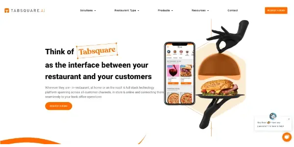 Screenshot of TabSquare AI