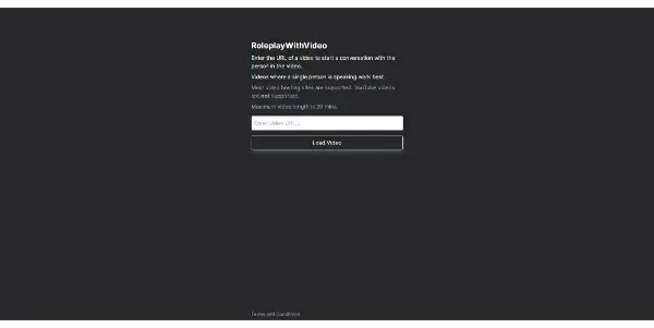 Screenshot of TalkToVid